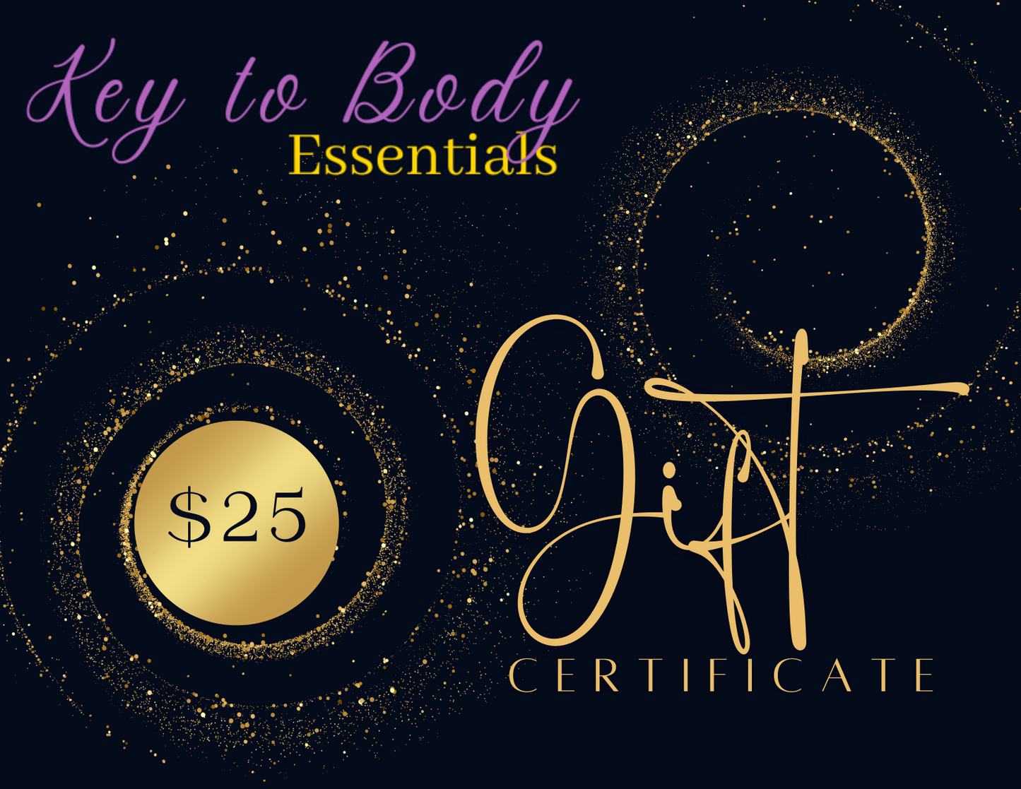 Key to Body Essentials Gift Card